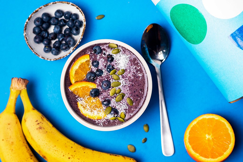 Blueberry Protein Smoothie Bowl – Go Good