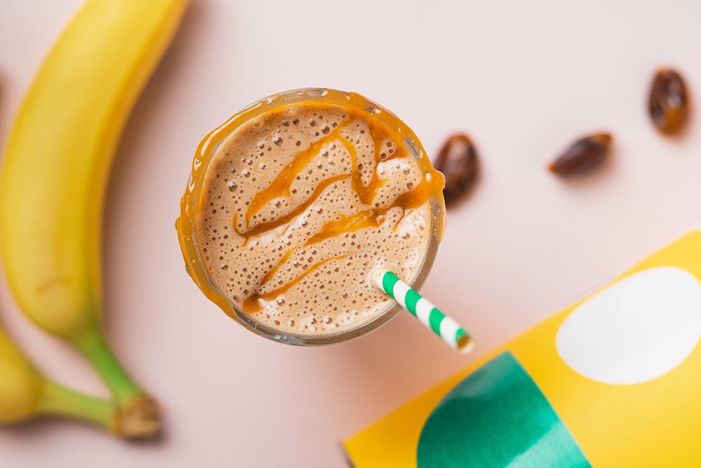 Caramel Banana Protein Shake – Go Good