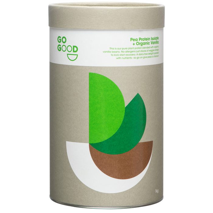 Go Protein Powder Go Good Organic Vanilla Pea Protein Powder