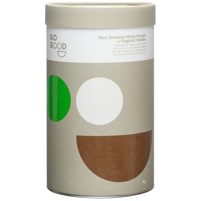 Go Good Whey Protein Powder + Organic Vanilla – Go Good