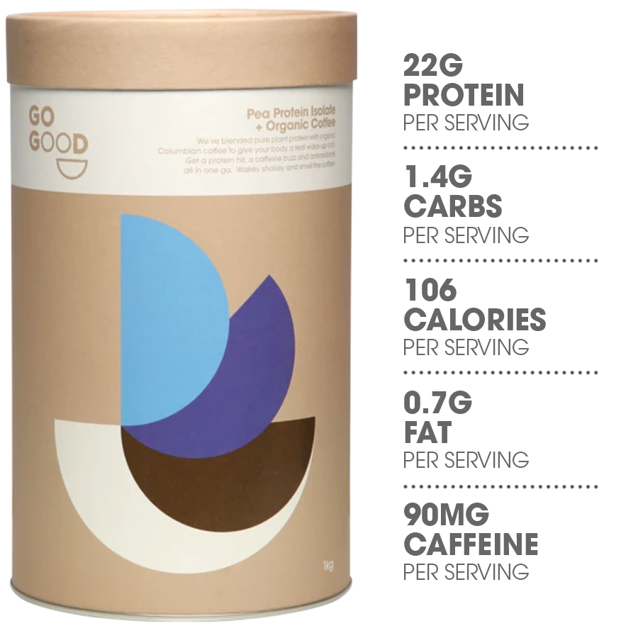 Plant Protein Isolate + Organic Coffee