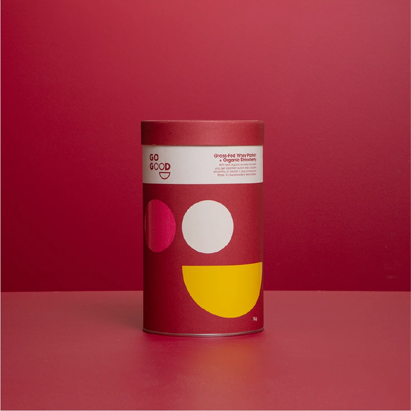 Whey Protein Powder + Organic Strawberry – Go Good